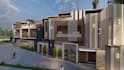 develop 3d sketchup models and ultramodern rendering of exterior villa