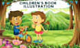 draw awesome children storybook illustrations and cover