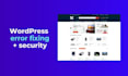 fix wordpress and woocommerce website bugs, issues, and errors