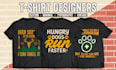 professional bulk t shirt designs for merch by amazon and spreadshirt
