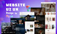 do website UI UX design in figma and redesign existing