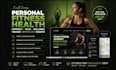 design personal fitness health workout yoga wellness trainer membership website