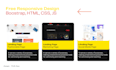 design landing page using boostrap, CSS, HTML, js