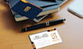 create arabic business card