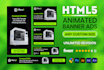 design animated HTML5 banner ads for google display ads