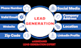 do linkedin lead generation search email, phone number with manual research