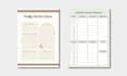 design digital, printable planner and journal notebook pages