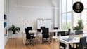 customized zoom virtual background with your logo office