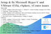 setup microsoft windows server ad, gpo, dns, dhcp, iis, SSL, adcs, rds, vdi, ftp