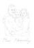 draw digital line art portrait from any photo