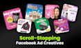 design instagram, facebook posts and meta ad creatives