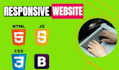 be your front end website developer using HTML CSS and javascript