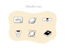 design custom vector hand drawn icon set
