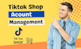 setup tiktok shop, connect and integrate with shopify store, virtual assistant