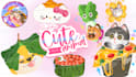 draw cute animals vector art for you