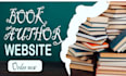 design wix website, book author website, author website with logo on wix