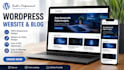 create responsive and SEO friendly wordpress  blog or website