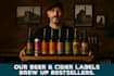 design premium craft beer and cider labels