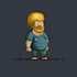 do pixel art character designs and character animations