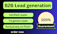 do b2b lead generation for any industry targeted location