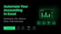 create automated bookkeeping system, financial statements and dashboard in excel