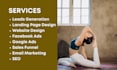 design health and fitness website personal trainer landing page gym sales funnel