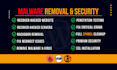 fix hacked websites, malware removal, clean malware, and website security