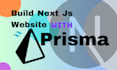 build next js website with tailwindcss and prisma