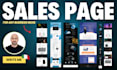 build a professional landing page on wordpress or clickfunnels