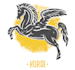 do make an modern pegasus logo