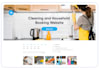 design cleaning booking service wordpress website