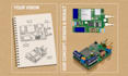 make embedded circuits and pcb design for esp32, stm32, nrf, and iot