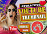 design the best youtube thumbnail