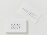 create minimalist business cards