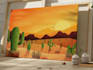 create wall art print on demand mockup video