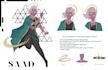 draw a reference sheet for your character