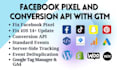 setup and fix  pixel and server site tracking by GTM and ga4
