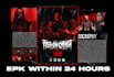 design epk, media kit, press kit, speaker kit, one sheet