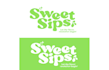 unique sweet sips logo design