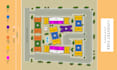 draw and render architectural site plan, rv park, property map