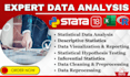 do statistical data analysis using spss, stata, rstudio, excel and python