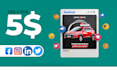 create social media post designs, facebook instagram linkedin carousel ad