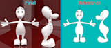 rig and model your character in maya ,blender and 3d max