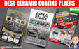 design ceramic coating flyers, ceramic protection flyers