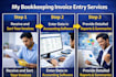 do accurate invoice data entry in excel or any accounting software