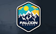 design badge, patch, circular round logo and sticker
