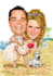 draw your wedding caricature