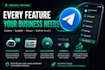 custom telegram bots, mini apps, ai automation and business systems