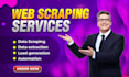 do web scraping and data scraping in python