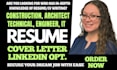write oil and gas, engineering, forklift, consultant IT, construction resume, CV